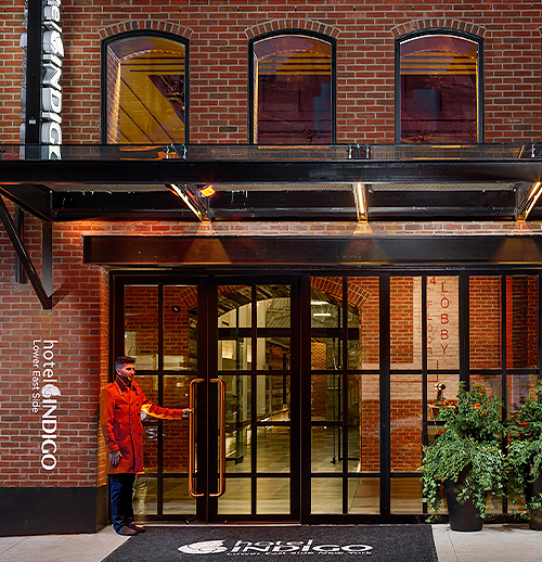 hotel indigo entryway
